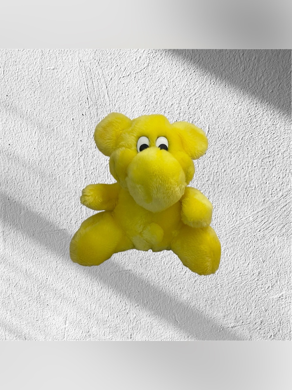 VINTAGE KODAK KOLORKINS YELLOW SHUTTER CHARACTER 8" Plush STUFFED ANIMAL Toy
